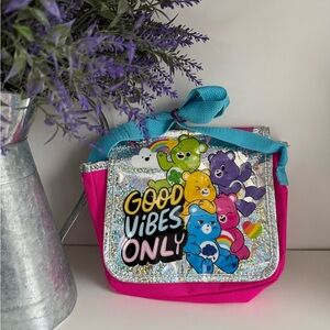 Care Bears Pink and Silver Mini Bag